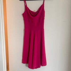 Elegant Pink Sleeveless Dress